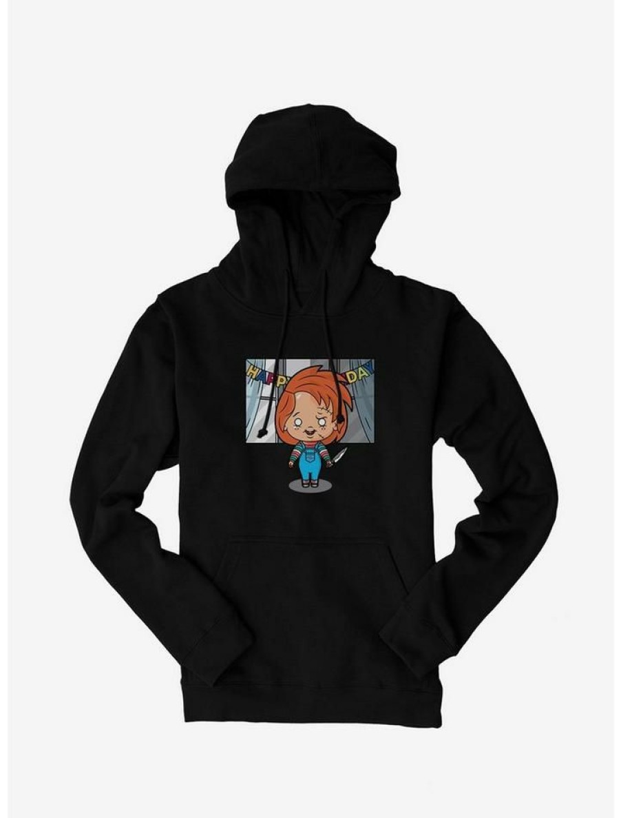 Guys * | New Chucky Animated Birthday Hoodie