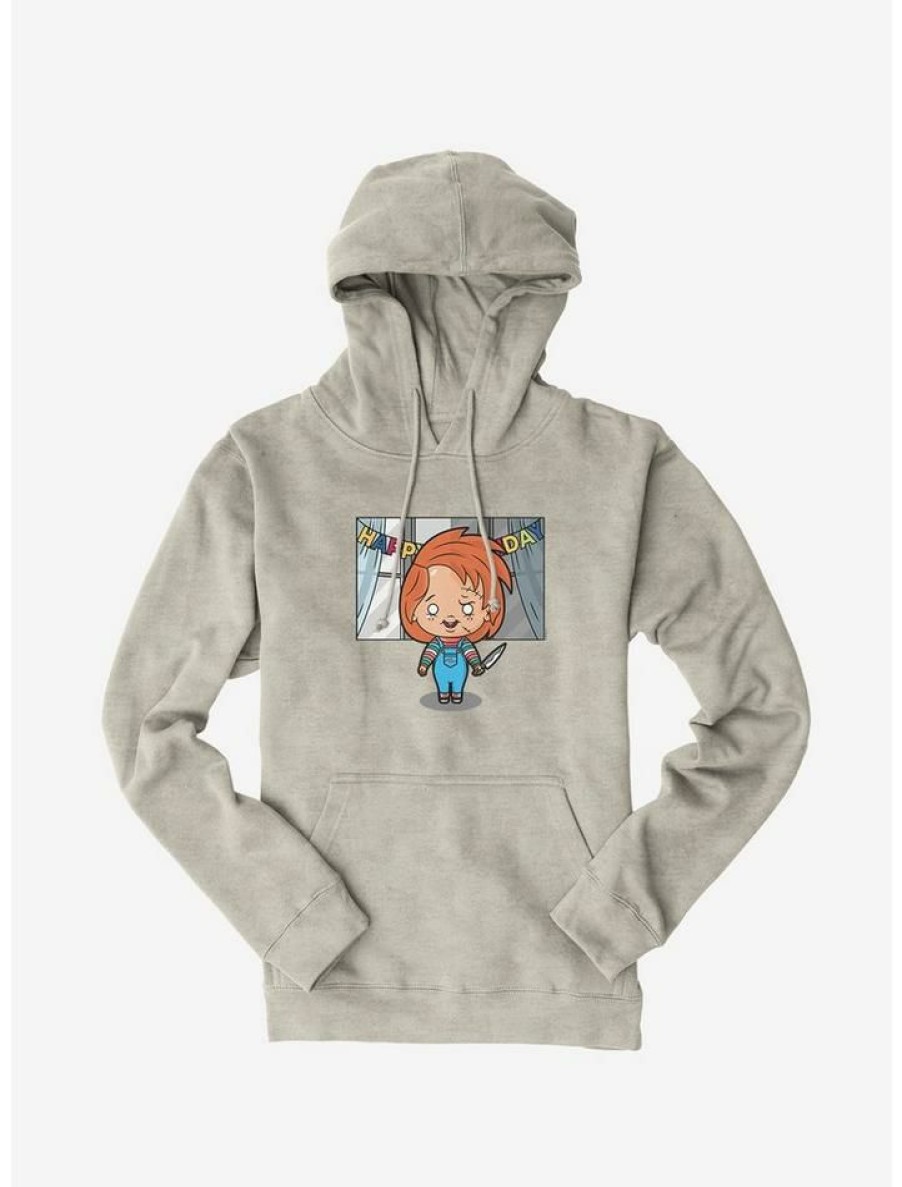 Guys * | New Chucky Animated Birthday Hoodie