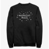 Guys * | Buy Midnight Mass Snowflake Logos Sweatshirt Black