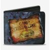 Backpacks & Bags * | Cheapest Friday The 13Th Welcome To Camp Crystal Lake Sign Bifold Wallet