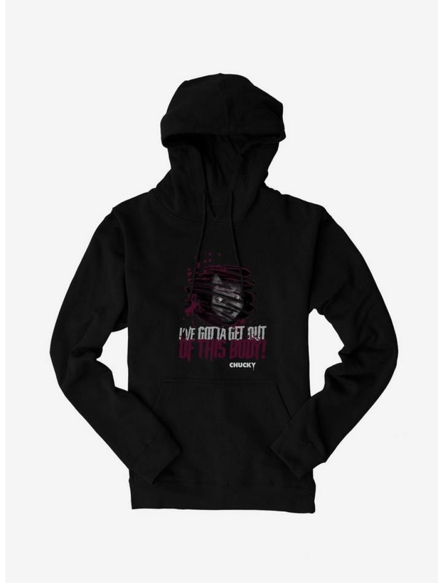 Guys * | Best Pirce Chucky Out Of This Body Hoodie