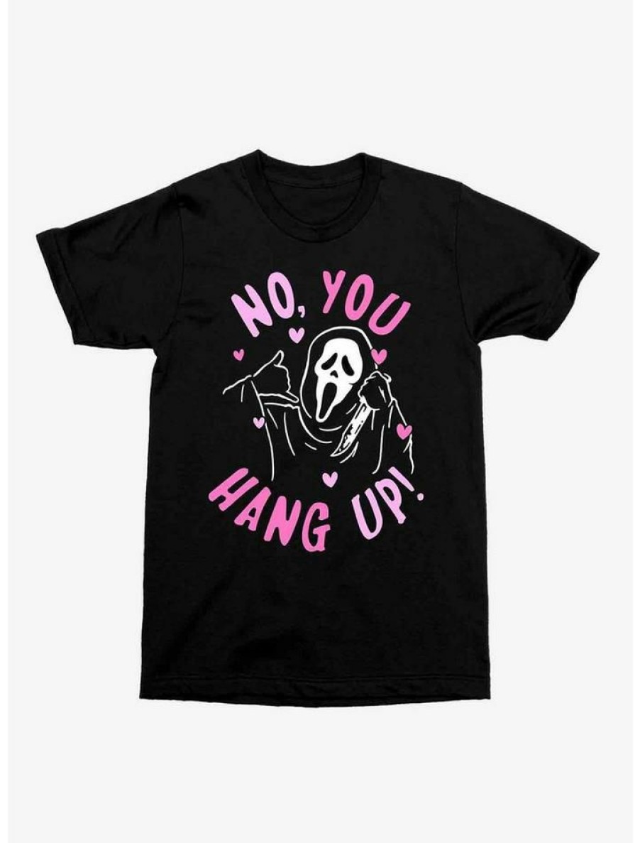 Tees * | Best Reviews Of Scream No You Hang Up T-Shirt Black