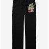 Guys * | Wholesale Jim Henson'S Fraggle Rock Run Away Pajama Pants Black