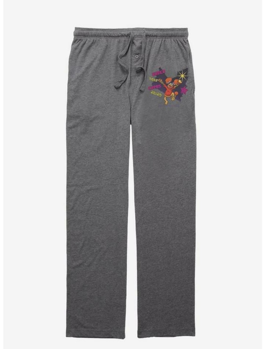 Guys * | Hot Sale Jim Henson'S Fraggle Rock Dance Away Pajama Pants Graphite Heather