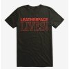 Tees * | Cheap Texas Chainsaw Massacre Title Logo T-Shirt Black