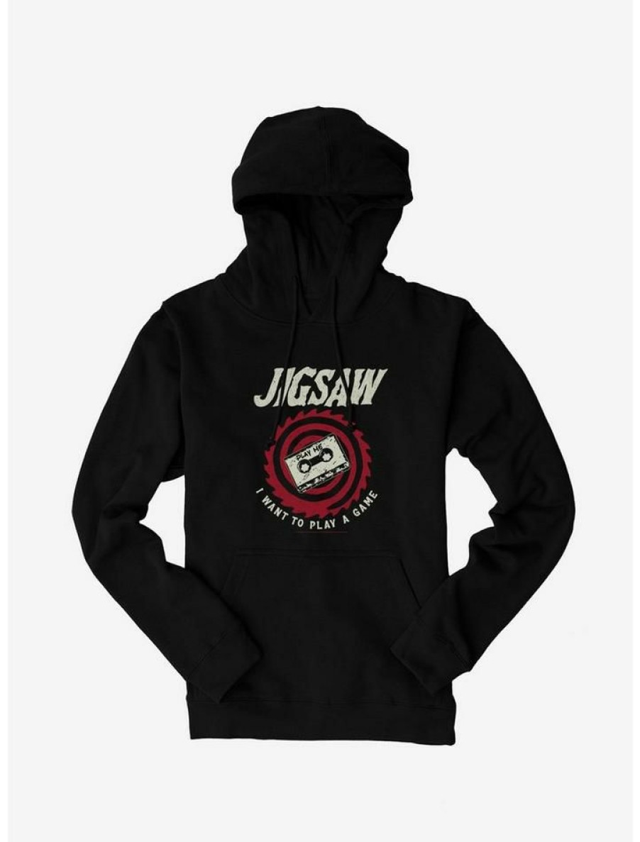 Guys * | Best Pirce Saw Jigsaw Hoodie Black