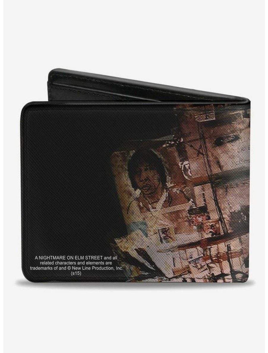 Backpacks & Bags * | Flash Sale A Nightmare On Elm Street Scratch Bifold Wallet