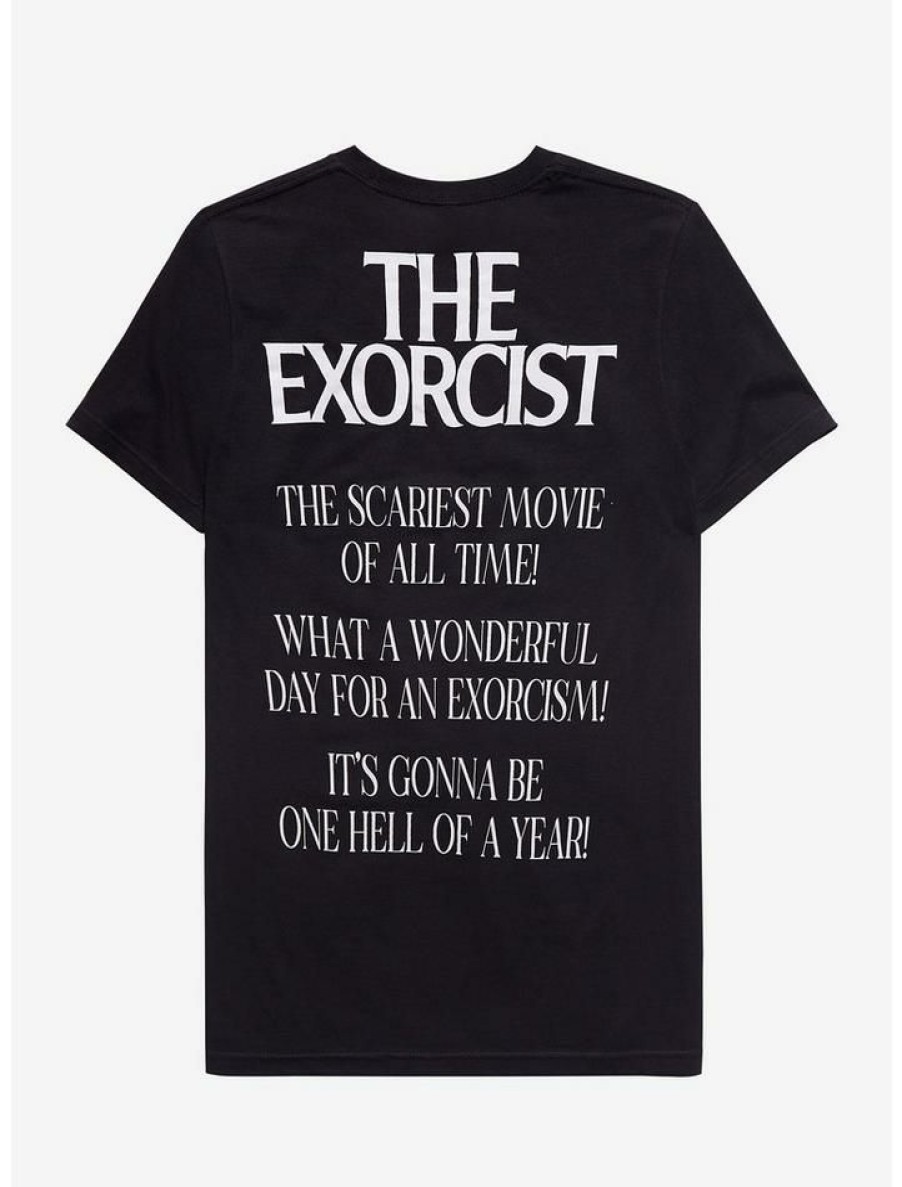 Guys * | Best Sale The Exorcist Regan Two-Sided T-Shirt Black