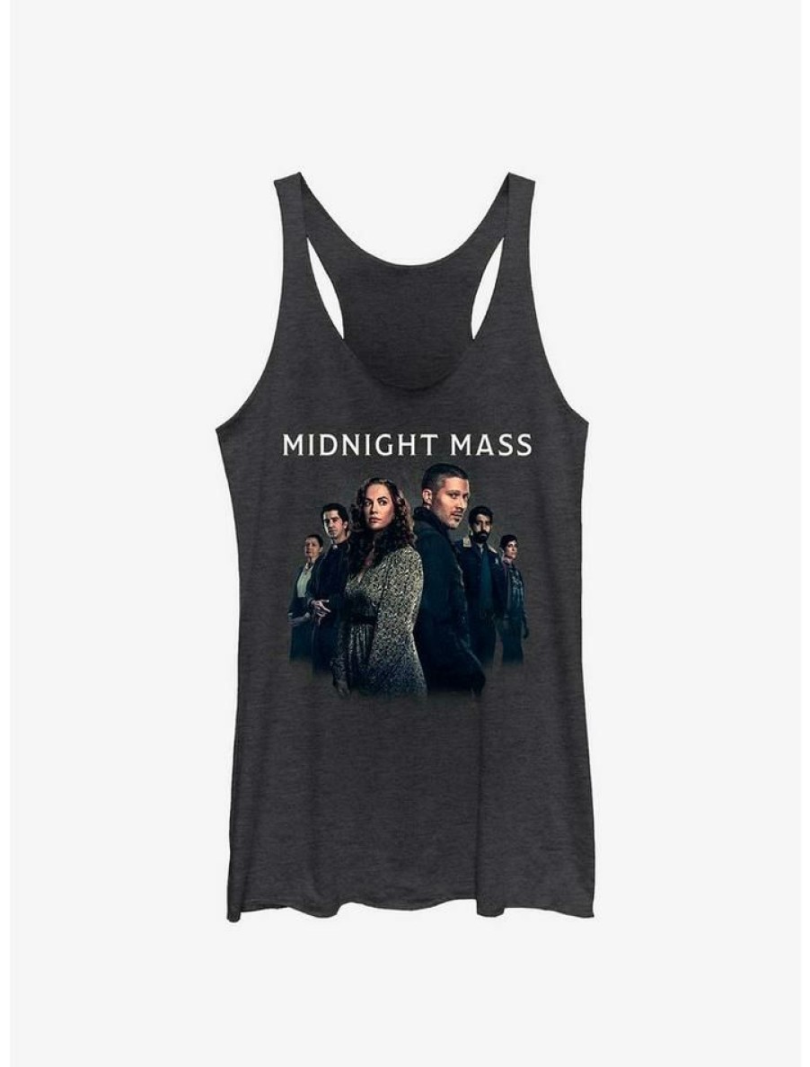 Girls * | Best Sale Midnight Mass Group Girls Tank Blk Htr