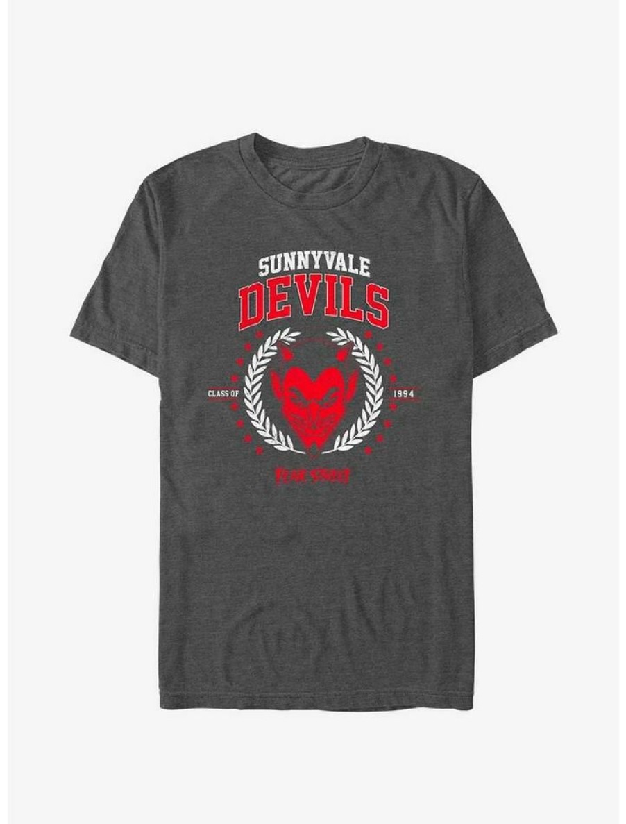 Guys * | Best Deal Fear Street Sunnyvale Devils T-Shirt Char Htr