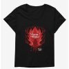 Tees * | Best Reviews Of Carrie 1976 Prom Flames Girls T-Shirt Plus Size Black