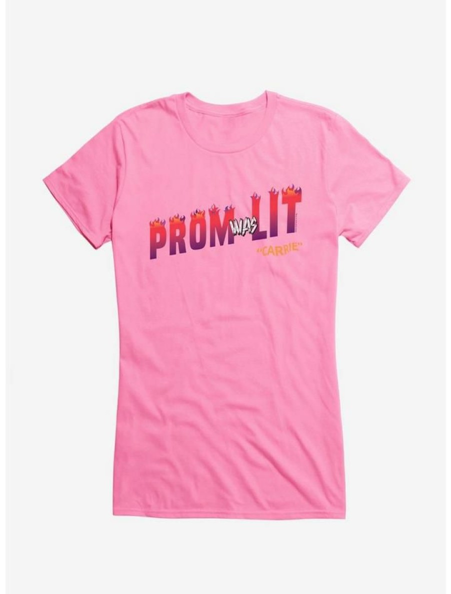 Tees * | Wholesale Carrie 1976 Prom Was Lit Girls T-Shirt