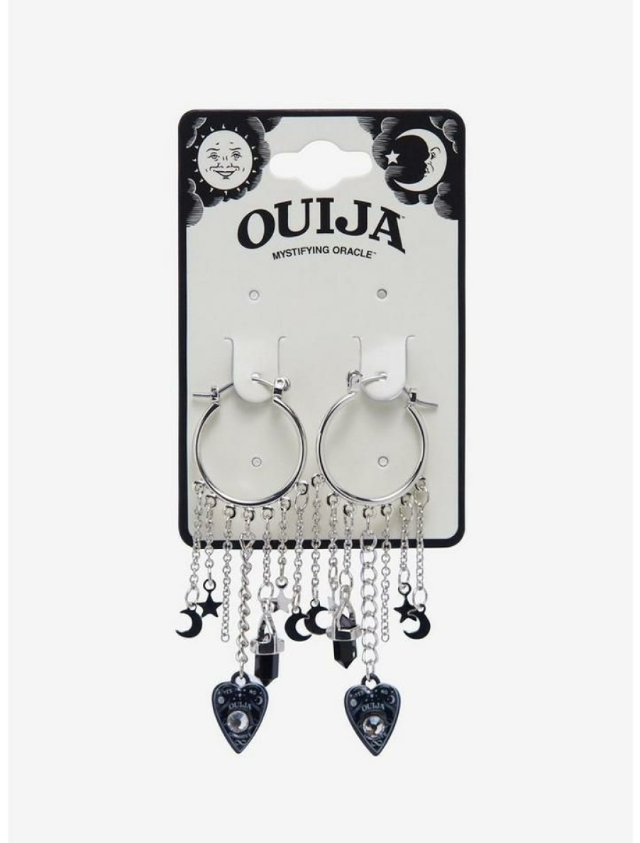 Accessories * | New Ouija Celestial Planchette Hoop Earrings