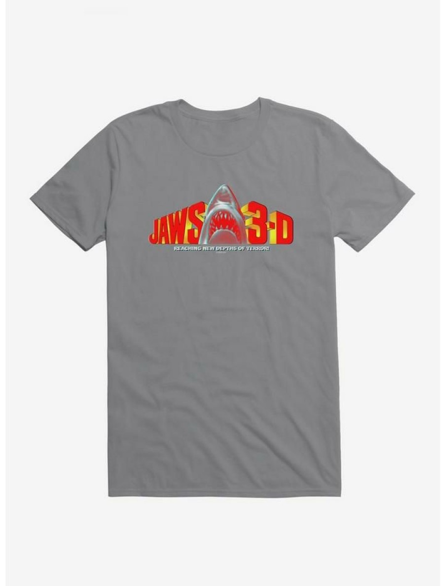 Guys * | Top 10 Jaws 3D T-Shirt