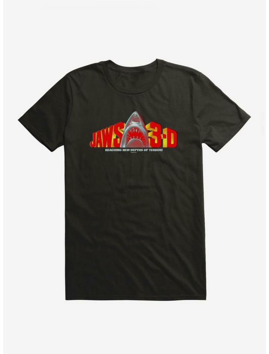 Guys * | Top 10 Jaws 3D T-Shirt