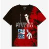 Tees * | Discount American Psycho Film Scenes Dip-Dye T-Shirt Multi