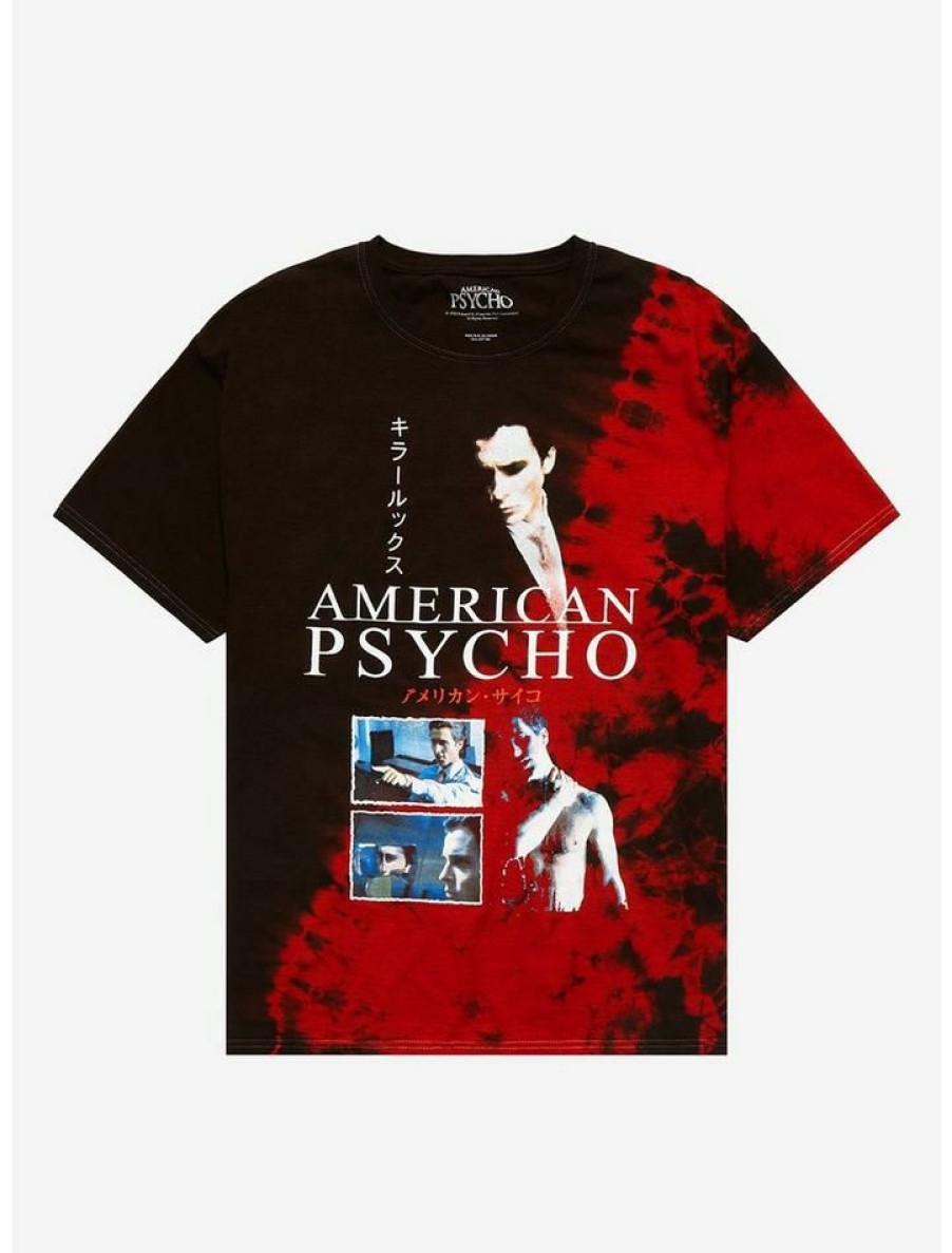 Tees * | Discount American Psycho Film Scenes Dip-Dye T-Shirt Multi