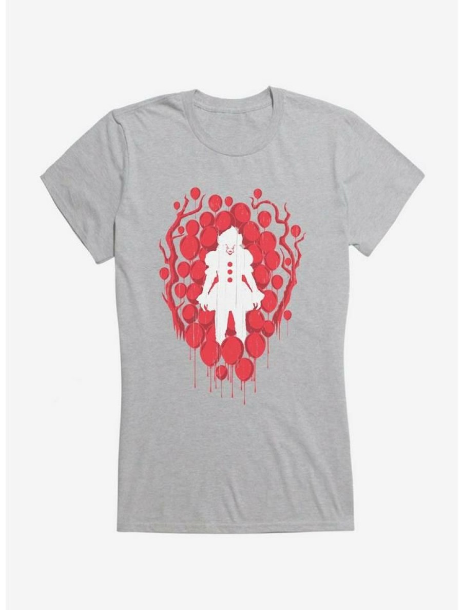 Tees * | Best Reviews Of It Chapter Two Pennywise Deadly Balloons Girls T-Shirt