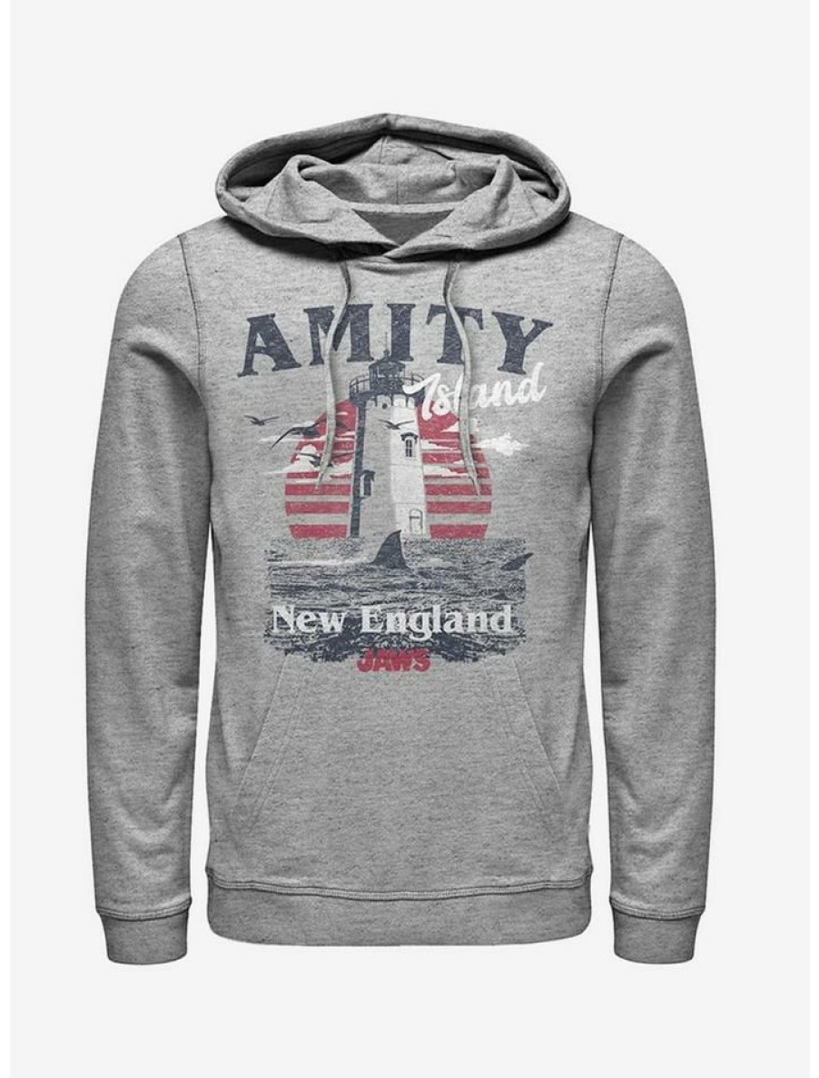 Guys * | Outlet Amity Island Tourist Lighthouse Hoodie Ath Htr