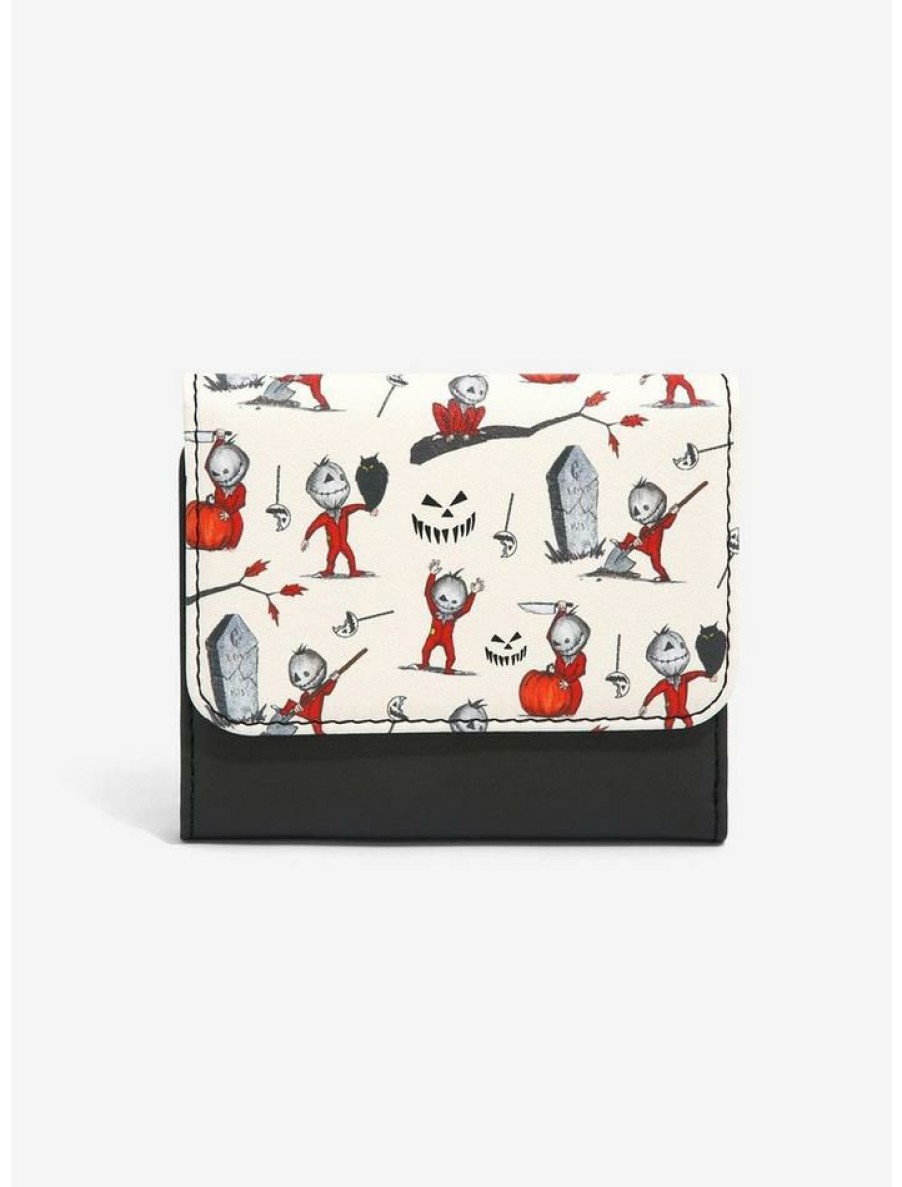 Backpacks & Bags * | Flash Sale Loungefly Trick 'R Treat Sam Mini Wallet