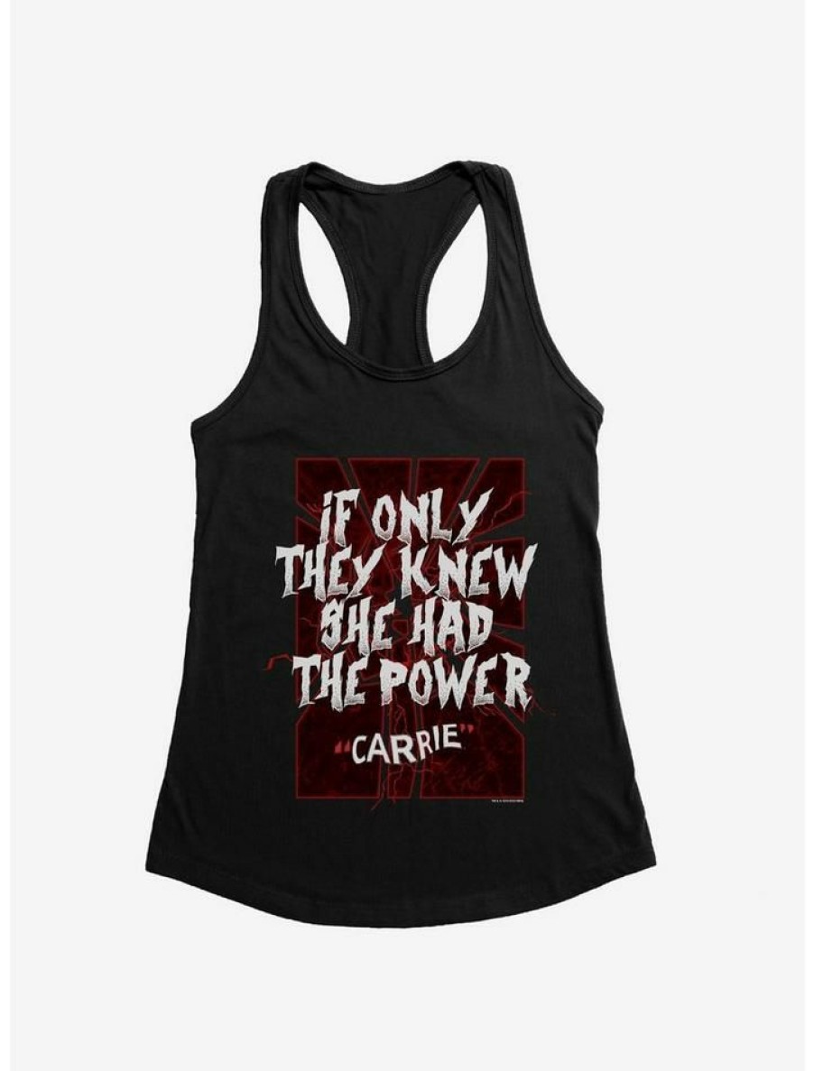 Girls * | Flash Sale Carrie 1976 The Power Girls Tank Black