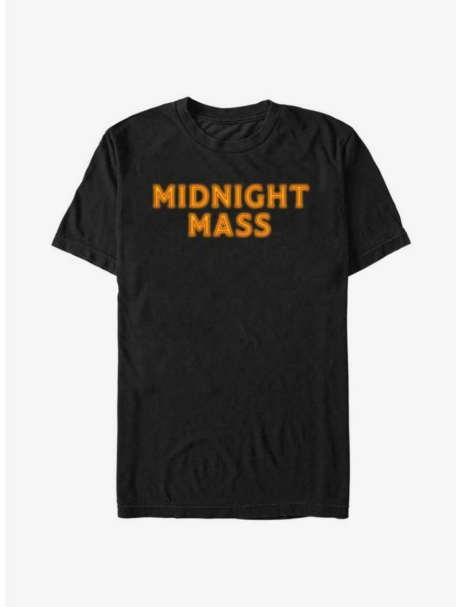 Guys * | Promo Midnight Mass Logo T-Shirt Black