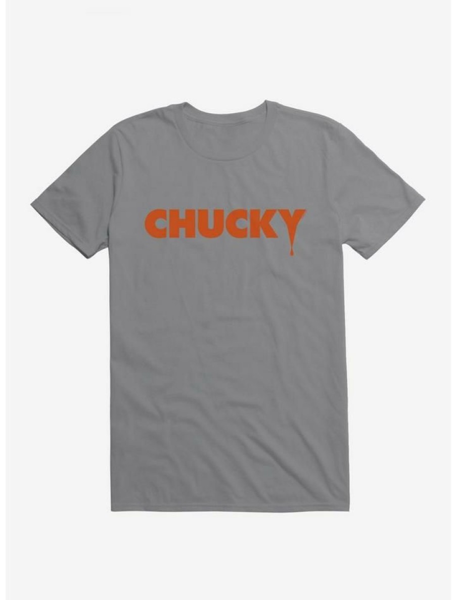 Guys * | Best Deal Chucky Classic Red Logo Drip T-Shirt