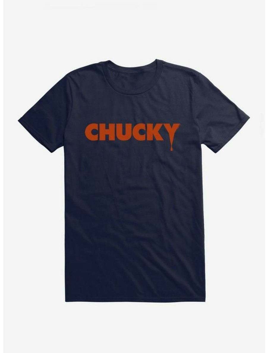 Guys * | Best Deal Chucky Classic Red Logo Drip T-Shirt