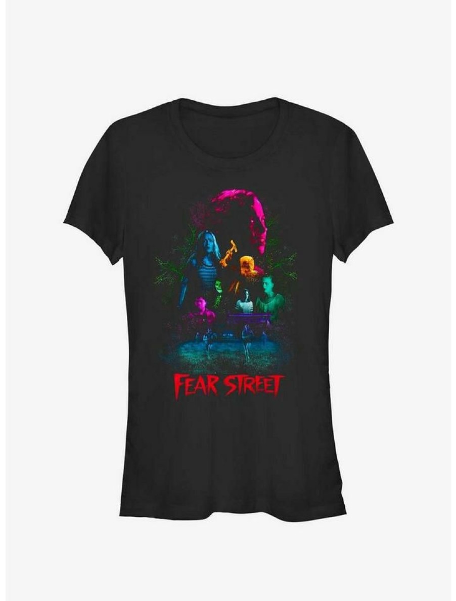 Tees * | Discount Fear Street Group Girls T-Shirt Black