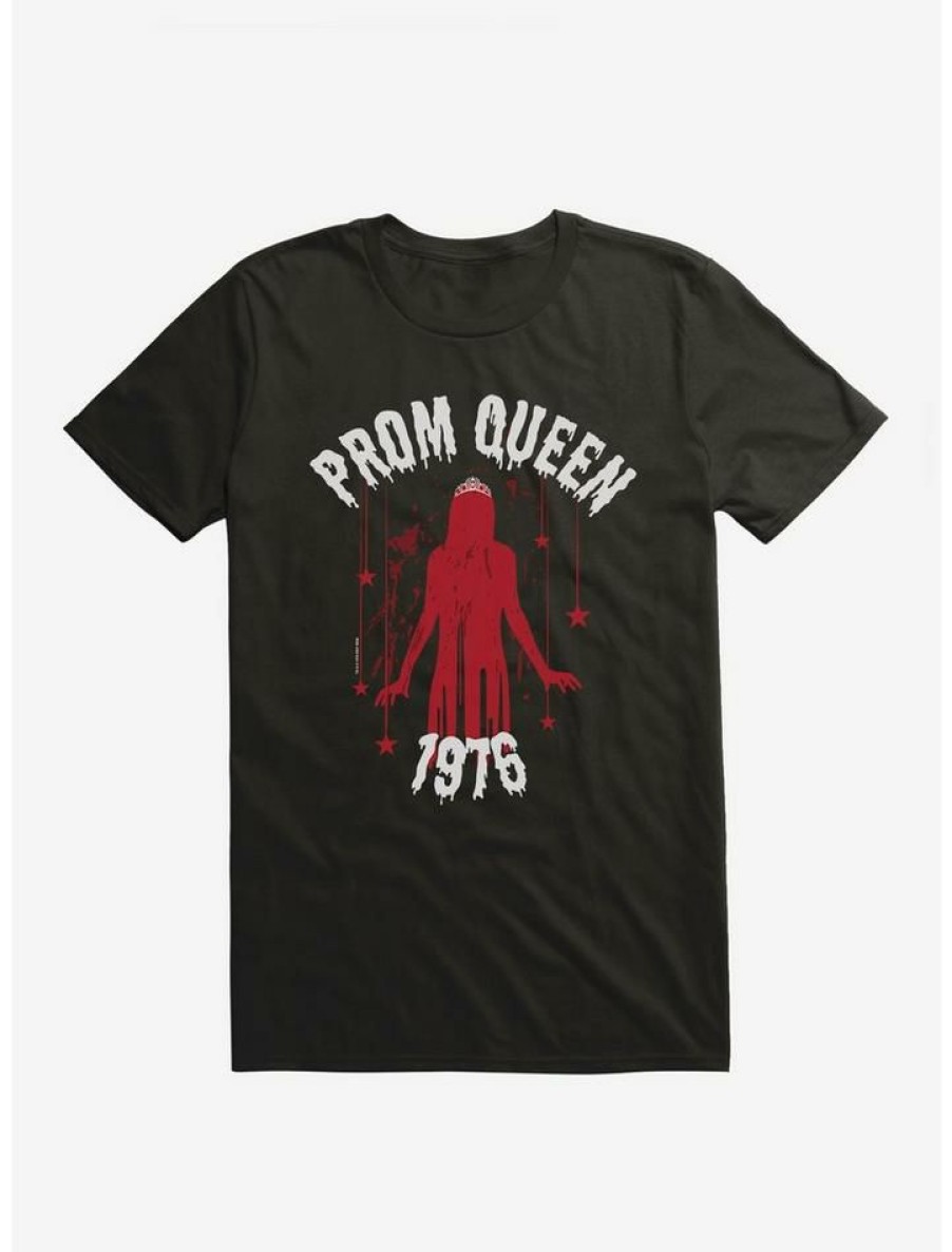 Guys * | Discount Carrie 1976 Red Silhouette T-Shirt Black