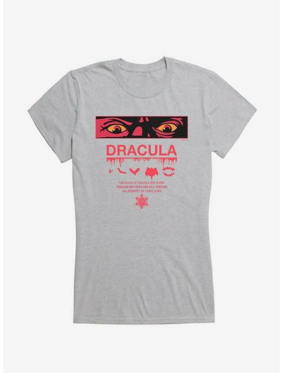 Tees * | Budget Universal Monsters Dracula Always Watching Girls T-Shirt