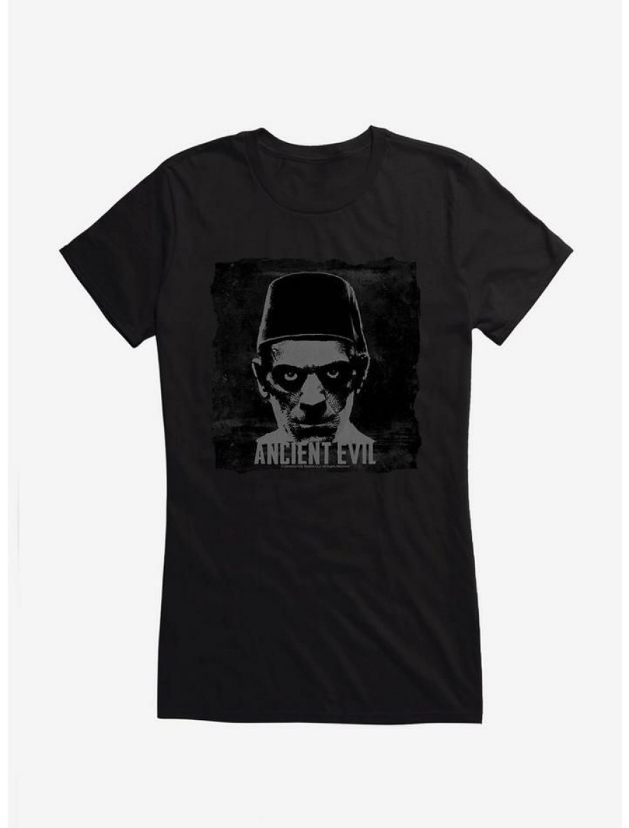 Tees * | Best Pirce Universal Monsters The Mummy Ancient Evil Girls T-Shirt