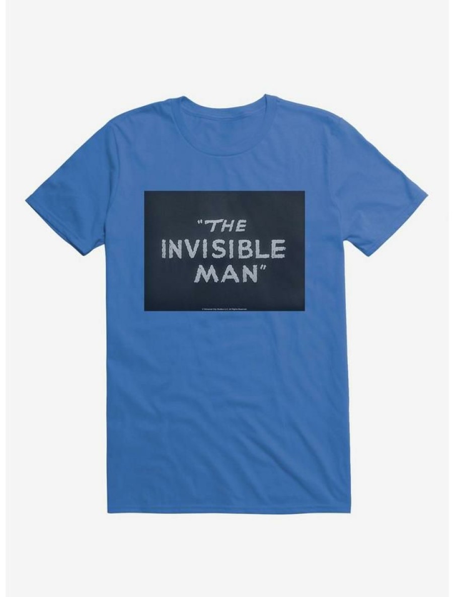 Guys * | Best Sale The Invisible Man Title Screen T-Shirt