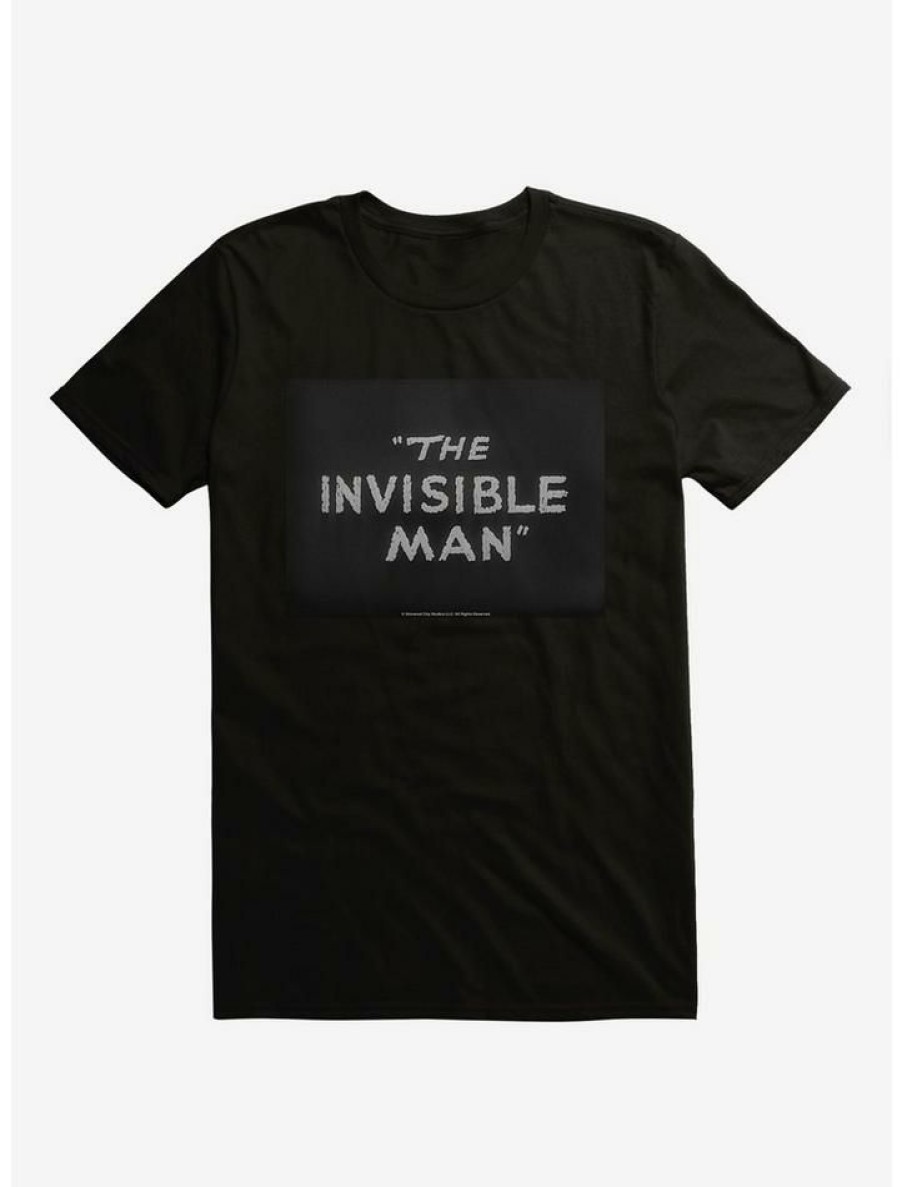 Guys * | Best Sale The Invisible Man Title Screen T-Shirt