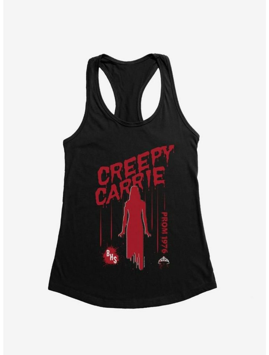 Girls * | Best Deal Carrie 1976 Creepy Carrie Girls Tank Black