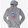 Guys * | Hot Sale Universal Jaws Shark Attack Hoodie