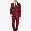 Guys * | Discount Suitmeister Men'S Black 'Blood' Suit Multi