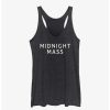 Girls * | Deals Midnight Mass Logo Girls Tank Blk Htr