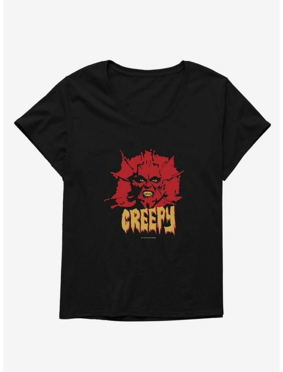 Tees * | Outlet Jeepers Creepers Creepy Girls T-Shirt Plus Size Black