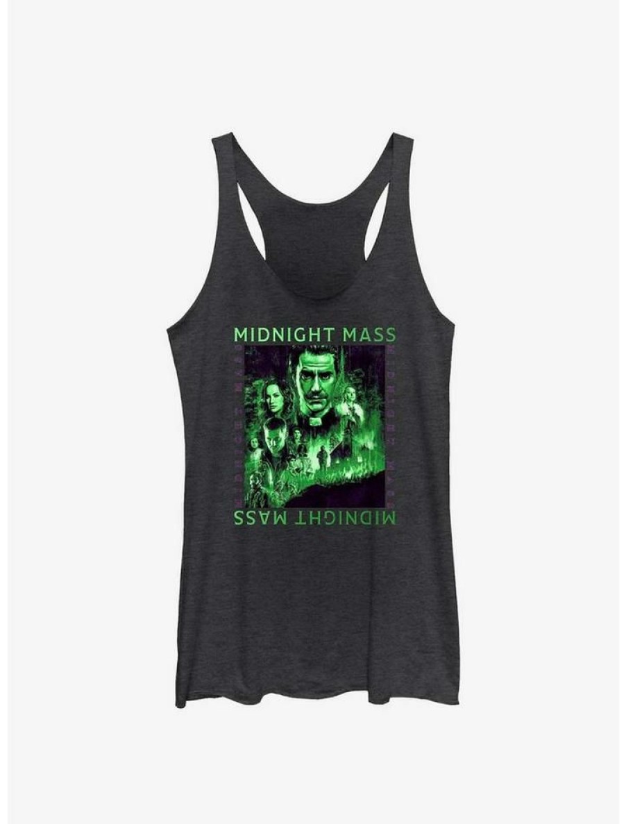 Girls * | Best Reviews Of Midnight Mass Group Girls Tank Blk Htr