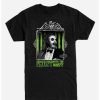 Guys * | Buy Beetlejuice Ghost Square T-Shirt Black