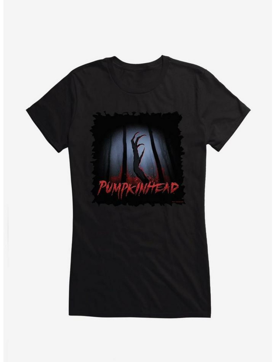 Tees * | Brand New Pumpkinhead The Claw Girls T-Shirt Black