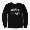 Guys * | Budget Texas Chainsaw Massacre Leatherface Lives Text Sweatshirt Black