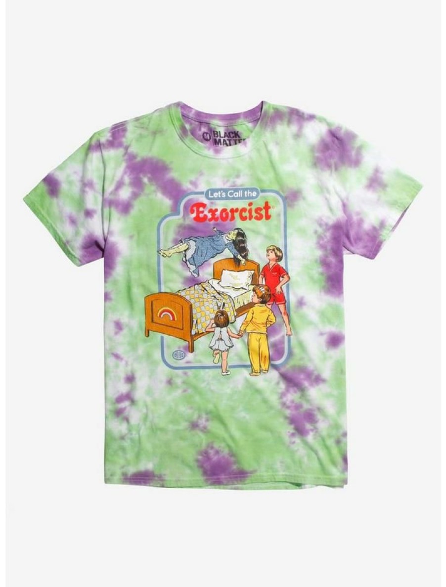 Guys * | Best Reviews Of Let'S Call The Exorcist Acid Wash T-Shirt By Steven Rhodes Hot Topic Exclusive Multi