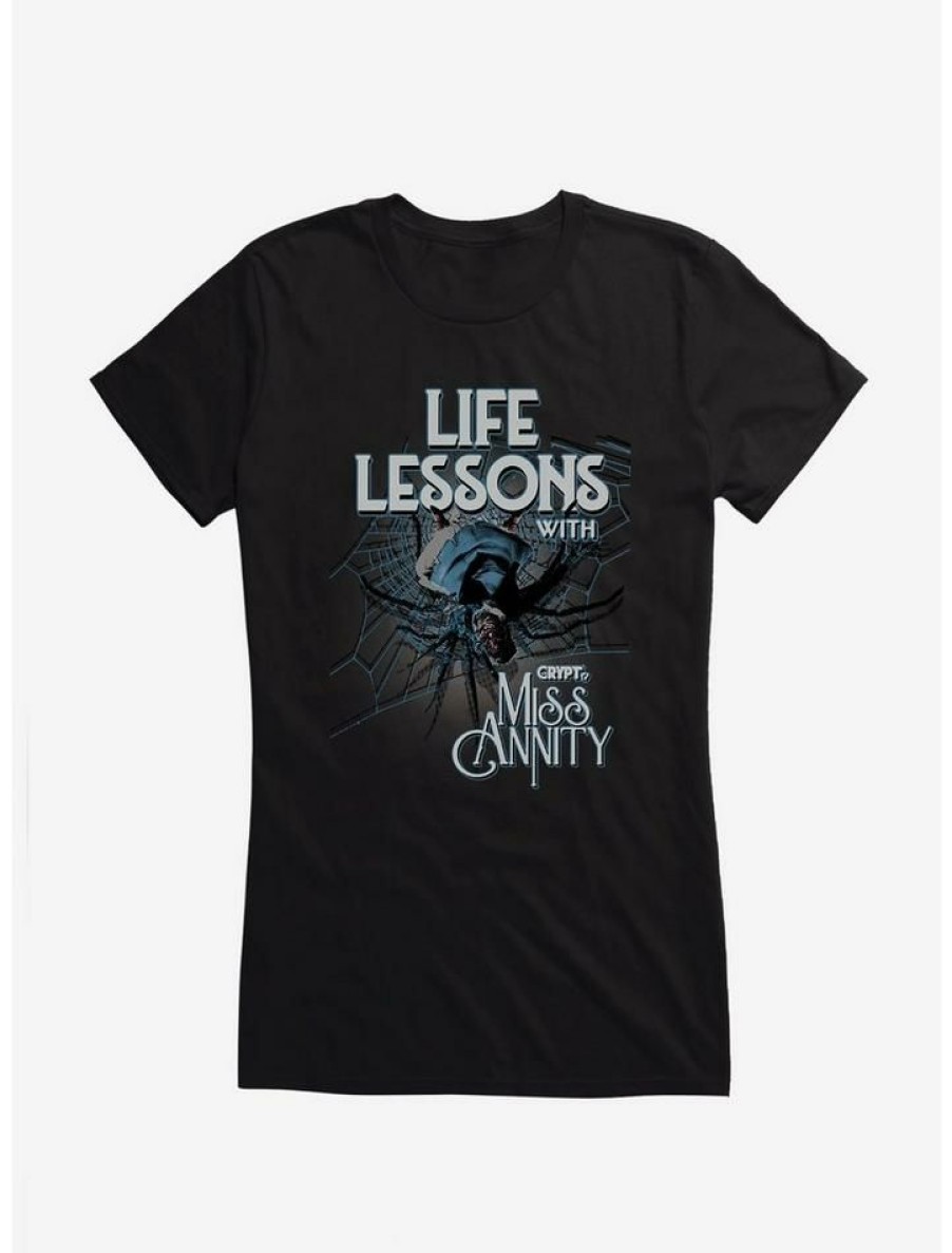 Tees * | Best Reviews Of Crypt Tv Life Lessons With Miss Annity Girls T-Shirt