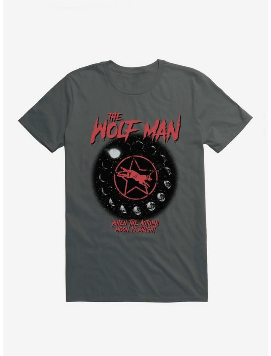 Guys * | Top 10 Universal Monsters The Wolf Man Bright Moon T-Shirt