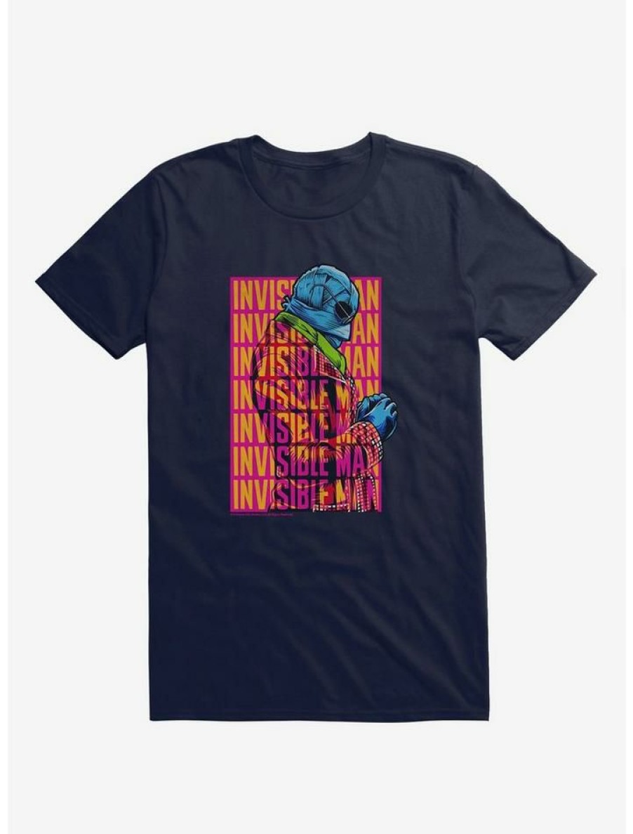 Guys * | New The Invisible Man Lettering T-Shirt