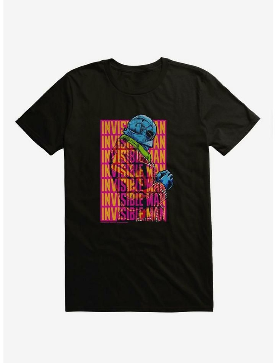 Guys * | New The Invisible Man Lettering T-Shirt