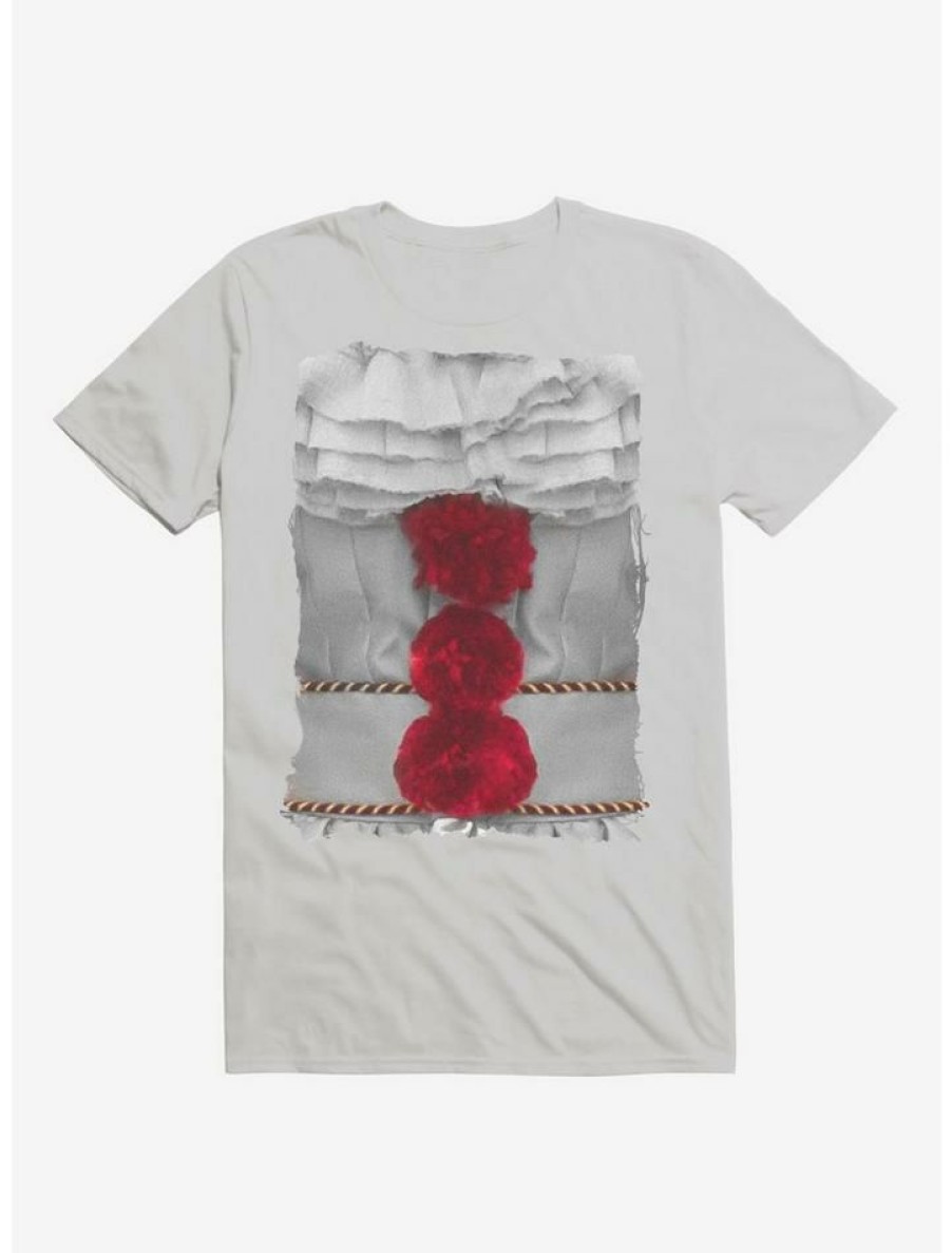 Guys * | Hot Sale It 2 Pennywise Cosplay T-Shirt Silver