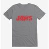 Guys * | Best Reviews Of Jaws Classic Thrash Title Script T-Shirt